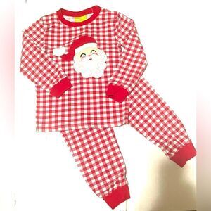 Classic Whimsy Santa Pajamas